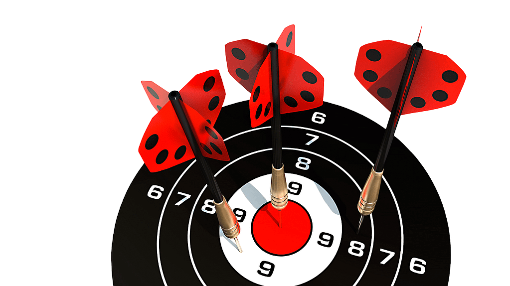 Dart - three arrows in red.
